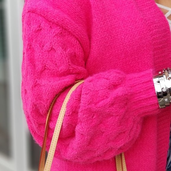 RESTOCK BREE Soft Cardigan Colorful Pink K… - Picture 4 of 5